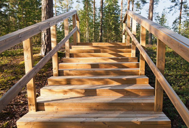 Wooden Outdoor Stairs