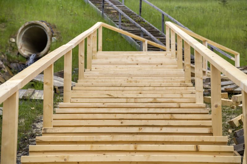 Outdoor Stairs During Construction
