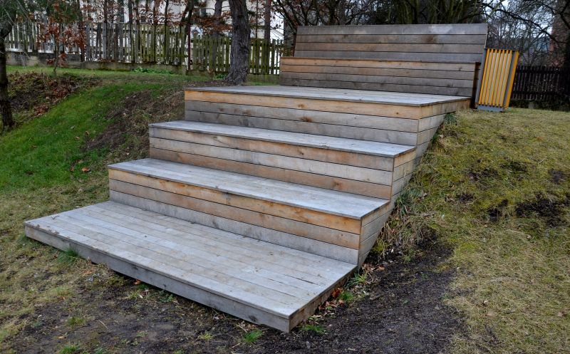 Completed Outdoor Stairs